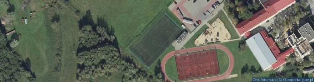Zdjęcie satelitarne LKS Błękit Cyców