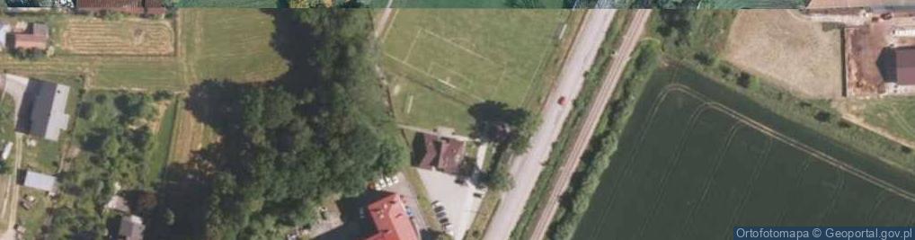 Zdjęcie satelitarne LKS Radziechowy