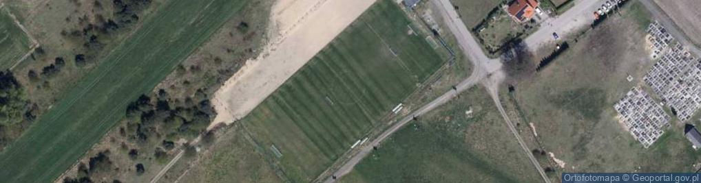 Zdjęcie satelitarne LKS Unia Książenice