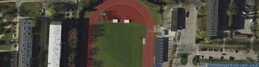 Zdjęcie satelitarne Stadion uniwersytecki UWM