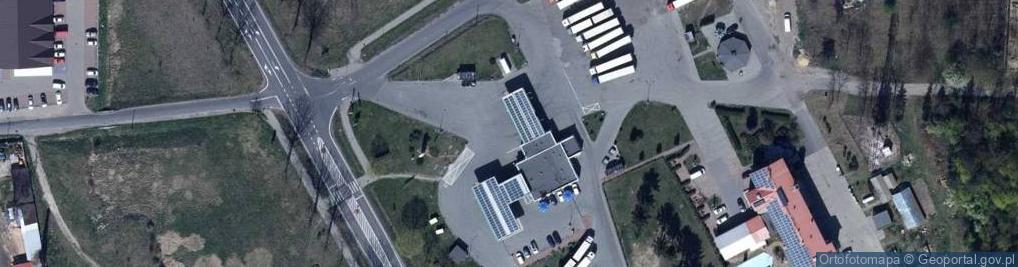 Zdjęcie satelitarne BP - Stacja paliw