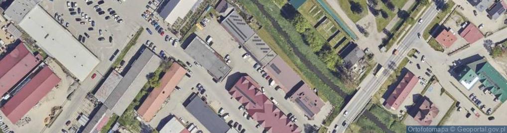 Zdjęcie satelitarne B.J.S. Brzozów. Sp.j.