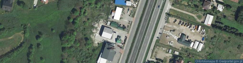 Zdjęcie satelitarne Blachodachówka, blacha trapezowa, panel dachowy oraz dachówki