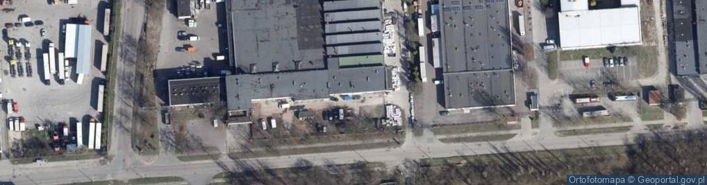Zdjęcie satelitarne CASTOR. Pokrycia dachowe