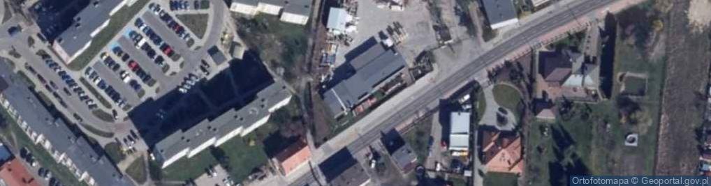 Zdjęcie satelitarne CeMaBud Choszczno - Centrum Materiałów Budowlanych