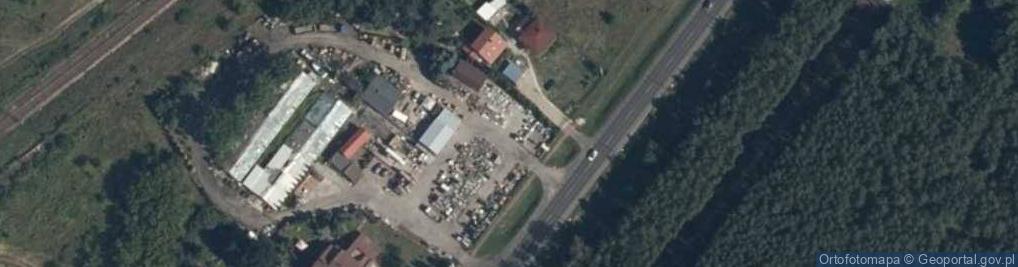 Zdjęcie satelitarne DARECKI Eko groszek Firma budowlana Kostka brukowa Systemy docie