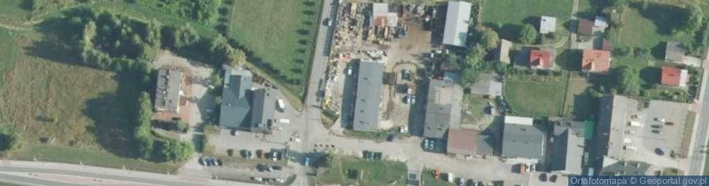 Zdjęcie satelitarne Format. Centrum materiałów budowlanych