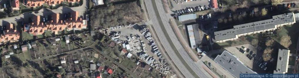Zdjęcie satelitarne Kostka brukowa Szczecin - CBK
