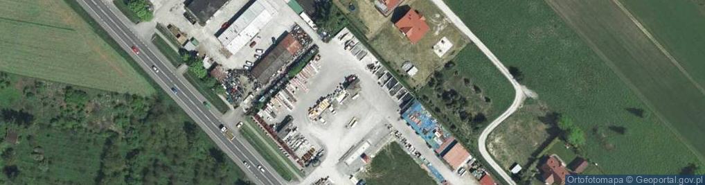 Zdjęcie satelitarne Luskar - skład materiałów budowlanych i opału