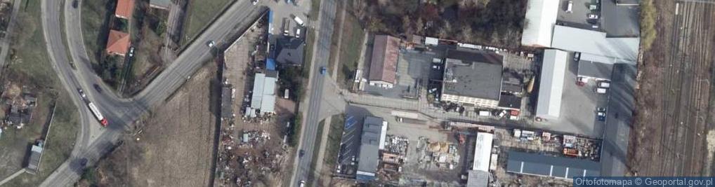 Zdjęcie satelitarne Materiały budowlane i pokrycia dachowe. Budo-Max.