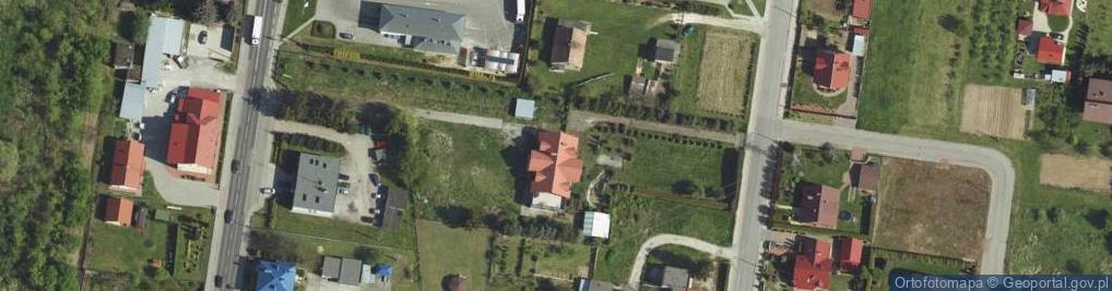 Zdjęcie satelitarne OKMAR Szczucin. Okna pcv, rolety, bramy, drzwi
