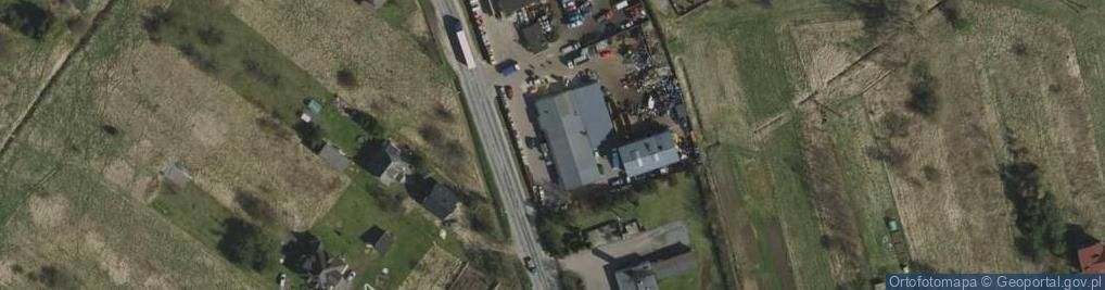 Zdjęcie satelitarne Rafbud. Hurtownia materiałów budowlanych