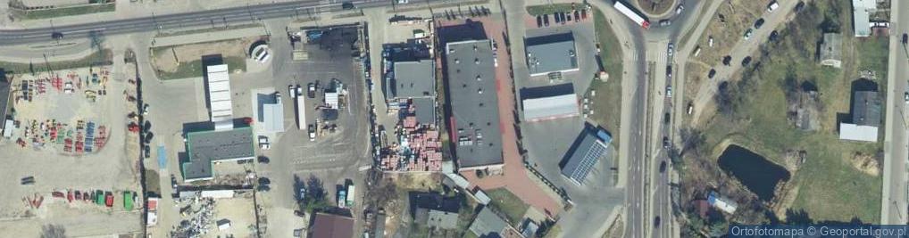 Zdjęcie satelitarne Sieć sklepów Zartmet