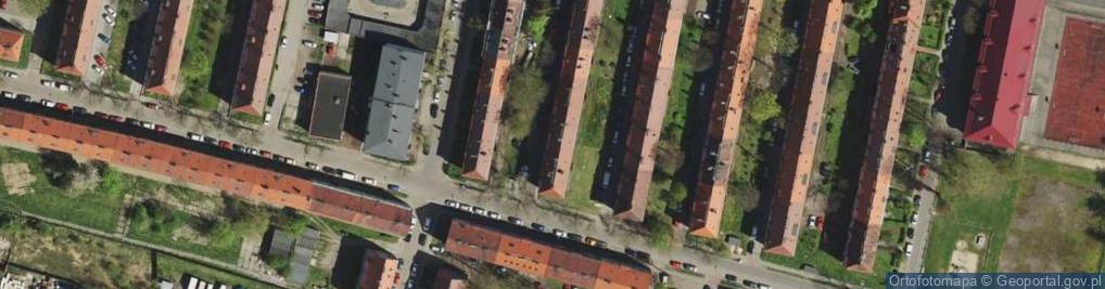 Zdjęcie satelitarne 1+1 Zakład Remontowo Budowlany Adam Kołodziej Zbigniew Zieliński