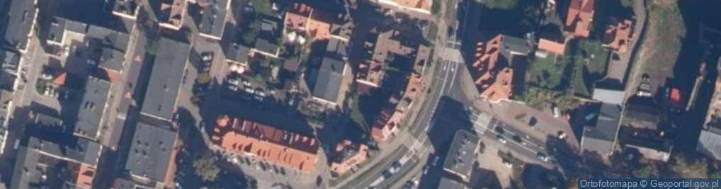 Zdjęcie satelitarne 1) Arrow Mateusz Kreft 2) Biuro Nieruchomości e-Westa