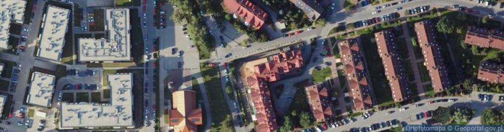 Zdjęcie satelitarne Agnieszka Jodłowska Przedsiębiorstwo Usługowo-Handlowe Regalit