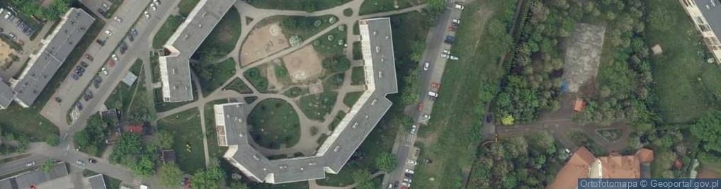 Zdjęcie satelitarne Andzin Zakład Ogólnobudowlany