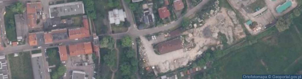 Zdjęcie satelitarne Brukarstwo oraz budowa urządzeń odwad. ulic i chod. A.Eliasz