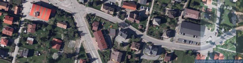 Zdjęcie satelitarne Centrum drzewne