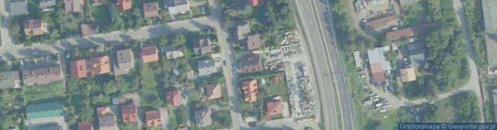 Zdjęcie satelitarne Czesław Słowiak Firma Transportowa Krzych