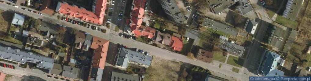 Zdjęcie satelitarne Dariusz Kisieliński Biuro Usług Geologicznych i Geotechnicznych