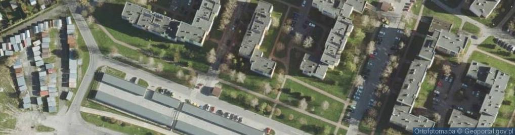 Zdjęcie satelitarne Dubiel Arkadiusz Projektowanie, Nadzory i Pomiary Elektryczne