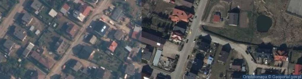 Zdjęcie satelitarne Firma Handlowo - Transportowo - Budowlana Ambud Andrzej Mielke