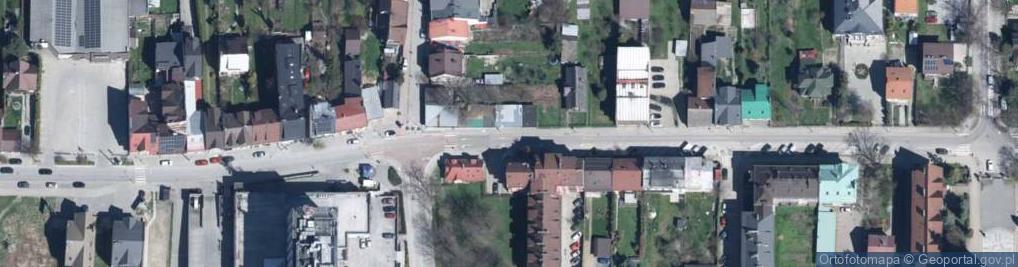Zdjęcie satelitarne Firma Handlowo Usługowa Świat Okien Dłubacz Szymon Jakóbczyk Krzysztof