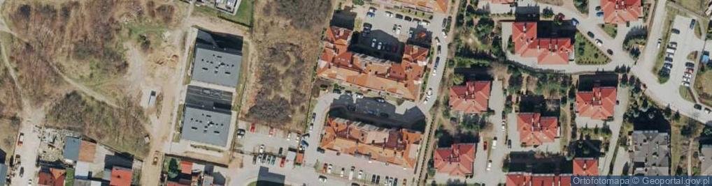 Zdjęcie satelitarne Flasno Budownictwo Ewa Flakowicz Paweł Snopek