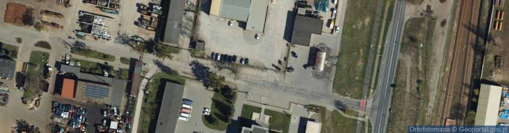 Zdjęcie satelitarne Grustal Wielobranżowe Zakłady Produkcji Prefabrykatów