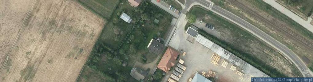 Zdjęcie satelitarne Heban Domy z Drewna