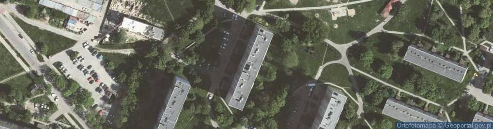 Zdjęcie satelitarne Jarosław Szczygieł Przedsiębiorstwo Projektowo Budowlane Hitech-Bud