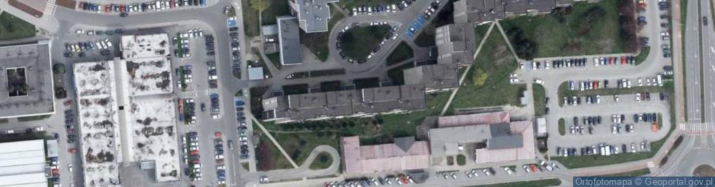 Zdjęcie satelitarne Jaszcza Sławomir Pracownia Projektowa Elektim