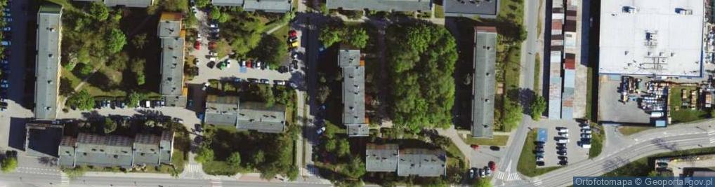 Zdjęcie satelitarne Jerzy Sałek Przedsiębiorstwo Usługowe Plafonex