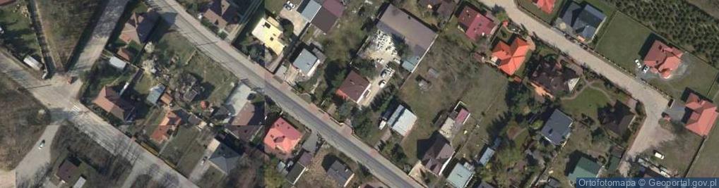 Zdjęcie satelitarne Kolumny betonowe