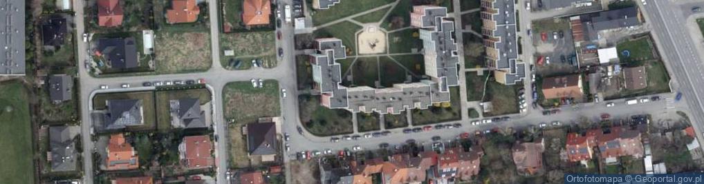 Zdjęcie satelitarne Krzysztof Drogoś Przedsiębiorstwo Wielobranżowe Piast