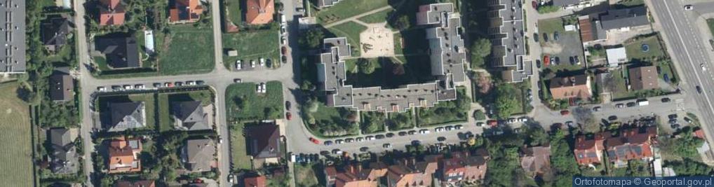 Zdjęcie satelitarne Krzysztof Drogoś Przedsiębiorstwo Wielobranżowe Piast