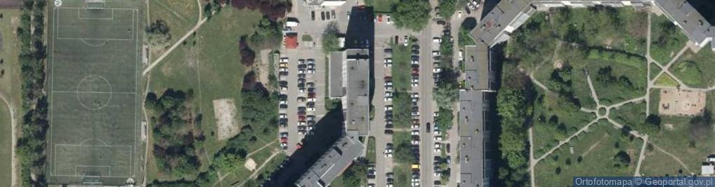 Zdjęcie satelitarne Krzysztof Łanocha Biuro Inżynierskie