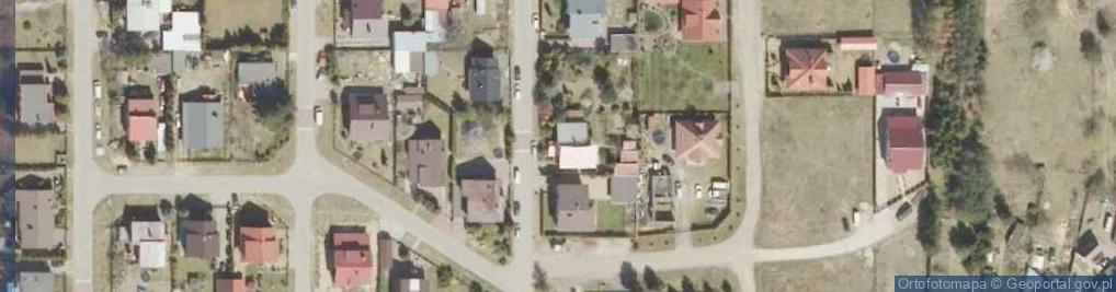 Zdjęcie satelitarne Krzysztof Mirosław Łazanowski Prace Ziemne Koparko - Ładowarką