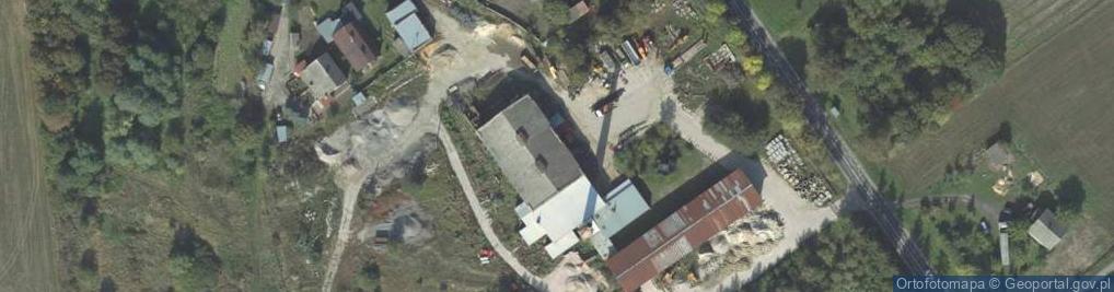 Zdjęcie satelitarne Krzysztof Zarek Przedsiębiorstwo Usługowo-Produkcyjno-Handlowe Cekuz