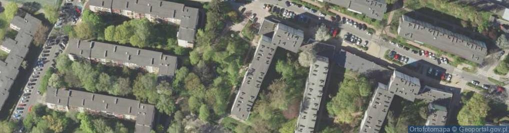 Zdjęcie satelitarne Kwater Kinga Center Przedsiębiorstwo Usługowo-Handlowe