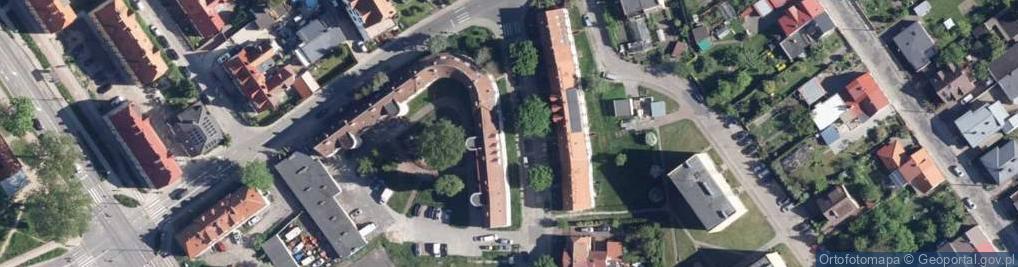 Zdjęcie satelitarne Lechoń Usługi Handel