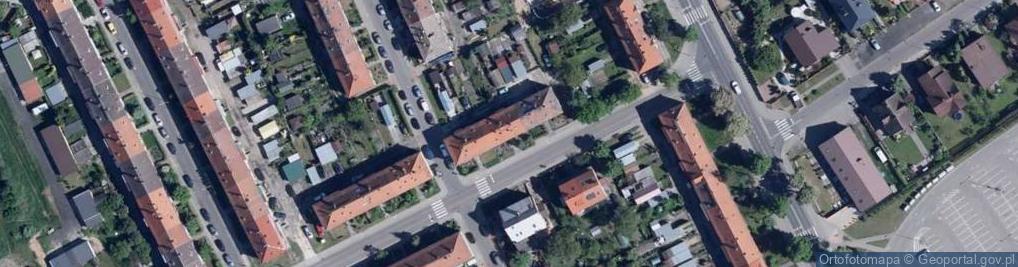 Zdjęcie satelitarne M i D Firma Usługowa Rychter Mariusz Kurczak Daniel