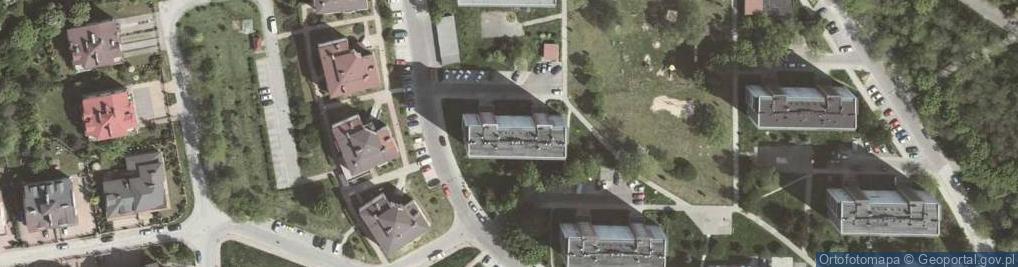 Zdjęcie satelitarne Marek Smyrgała Przedsiębiorstwo Usługowo-Budowlane Amedo