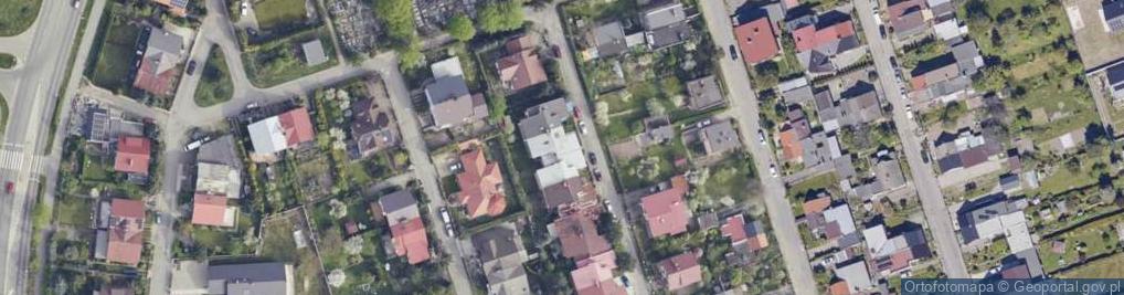 Zdjęcie satelitarne Michał Gąsiorowski Przedsiębiorstwo Budowlano-Inwestycyjne i Handlowe Gander-Bud