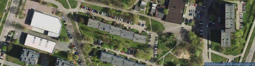 Zdjęcie satelitarne Montaż Boazerii Zabudowy Wnęk