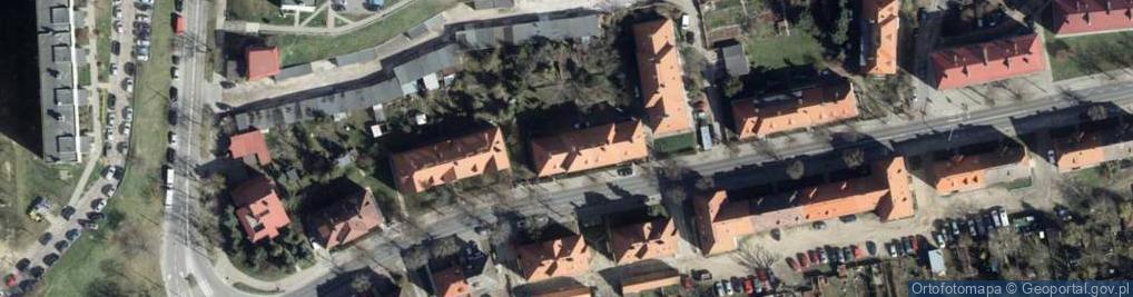Zdjęcie satelitarne Normiz'''' Systemy Alarmowe i Zabezpieczenia Norbert Mizdalski