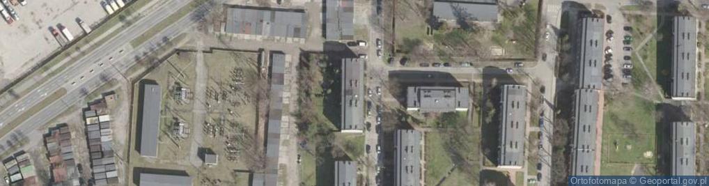 Zdjęcie satelitarne Oleksy Rafał Kor - Met Przedsiębiorstwo Prac Wysokościowych