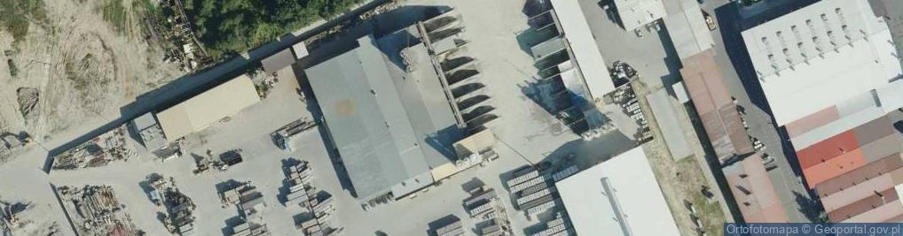 Zdjęcie satelitarne PATER - Kosta brukowa, Beton towarowy.