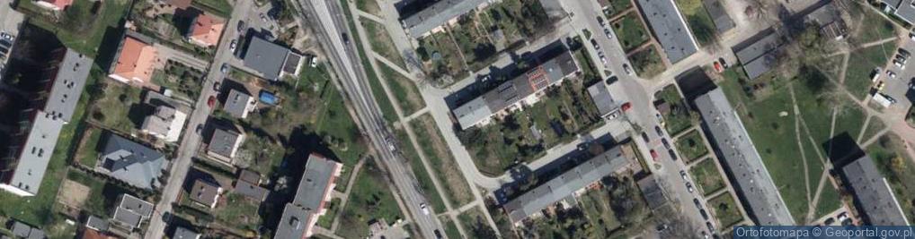 Zdjęcie satelitarne Piece Przemysłowe Piecobudowa Płock